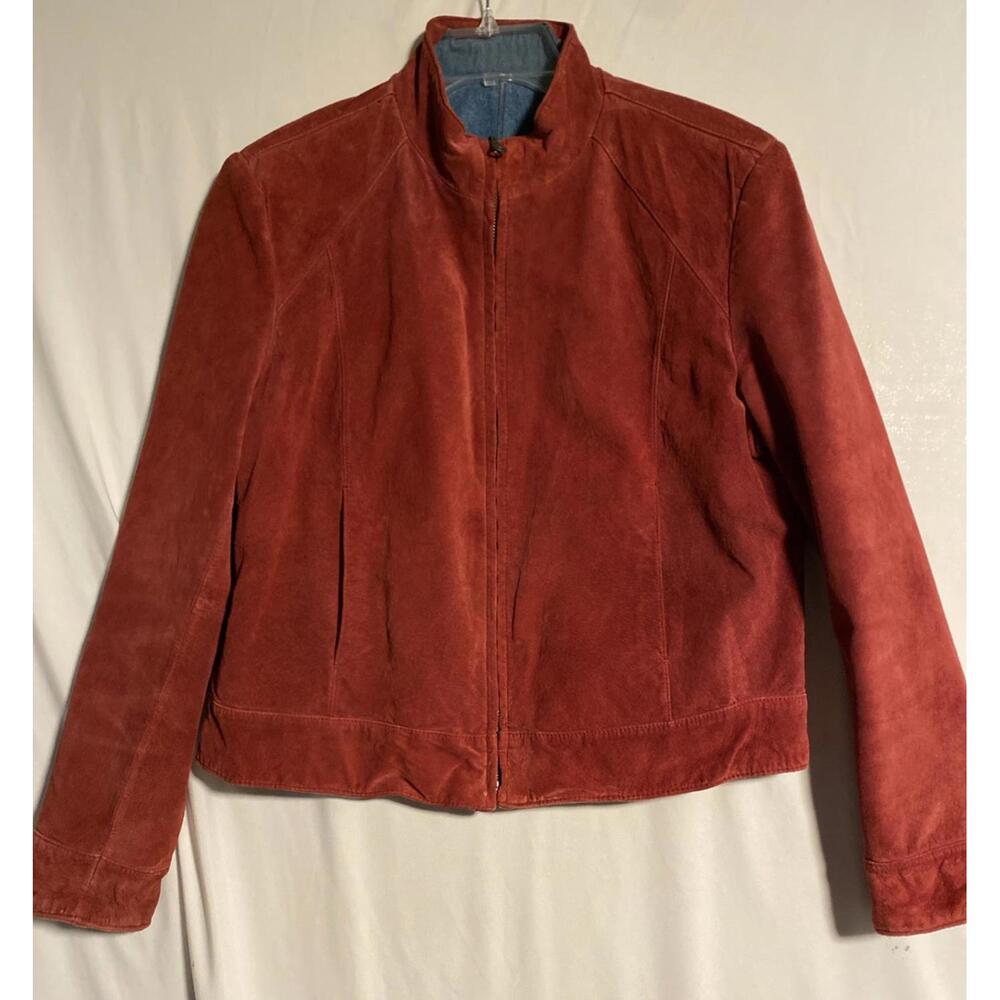 Bernardo Reversible Denim & Suede Women’s Jacket Size Large